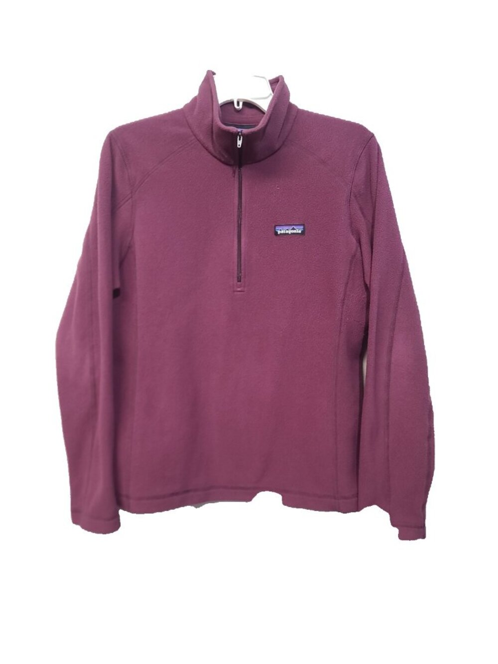 Patagonia Women's Micro D-Luxe 1/4-Zip Fleece Size M Purple
